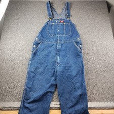Dickies Denim Bib Overalls Size 40x30 Mens