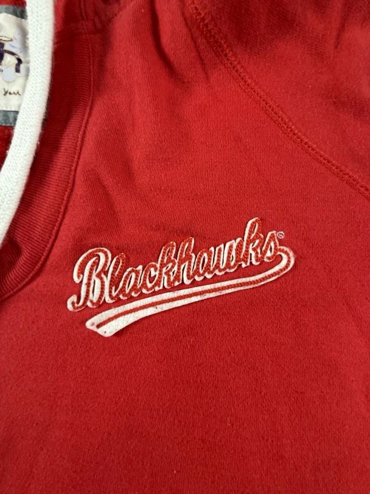 Moletom com capuz Chicago Blackhawks feminino XL touch por Alyssa Milano NHL - Imagem 2 de 4