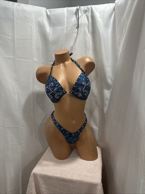 Figure Suit NPC COMPETITION TEAL HOLOGRAM Cup 34DD