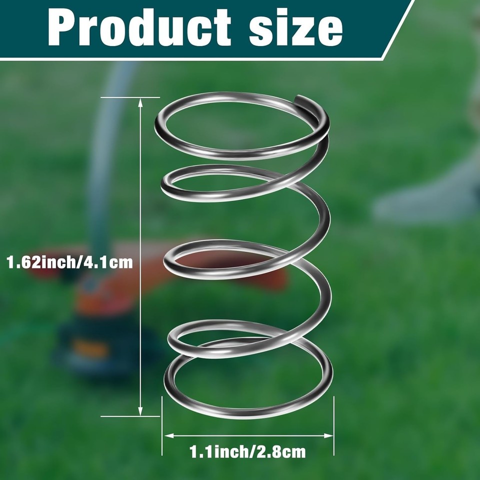 6 Durable Steel Replacement Springs for Lawn Trimmer & Weed Eater ...