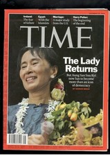 TIME 2010 BIRMANIA AUNG SAN SUU KYI THE LADY RETURNS  magazine November 29