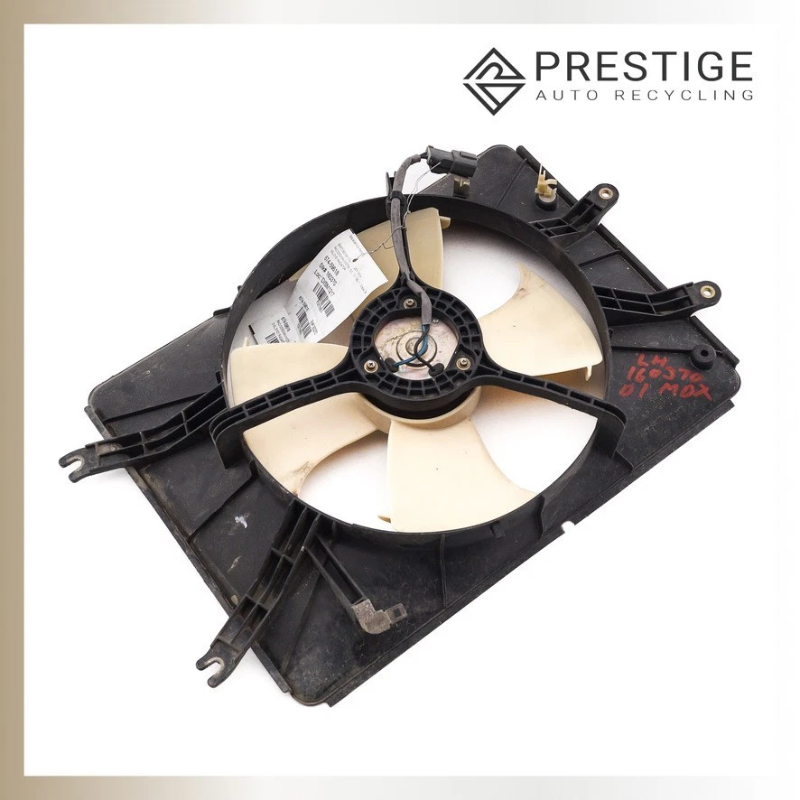 Motor de ventilador de refrigeración condensador ACURA MDX 2001-2002 con cubierta 38615-PGK-A00 Foto 2 de 3