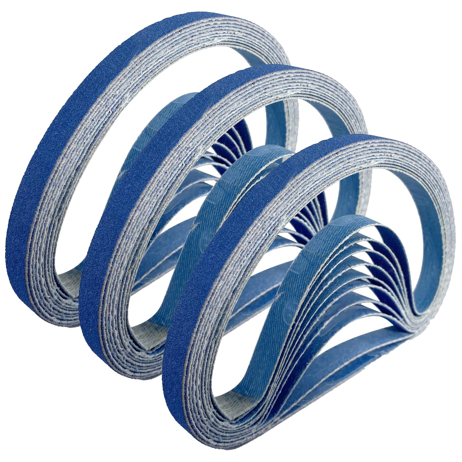 Nastri Abrasivi Allo Zirconio, 10 X 330 Mm (35 Pezzi), Set Di Nastri Abrasivi Co