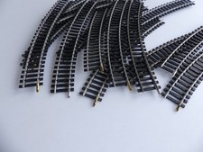 Lot De 10 Courbes De Rail En Acier JOUEF Réf. 470 & 920 - Bon état Pour Train Miniature