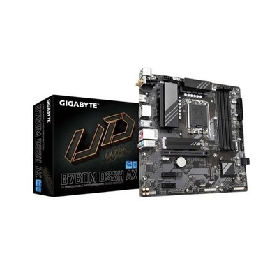 Gigabyte B760M DS3H AX Mainboard mATX S1700, Intel CPU, DDR4, PCIe 4.0