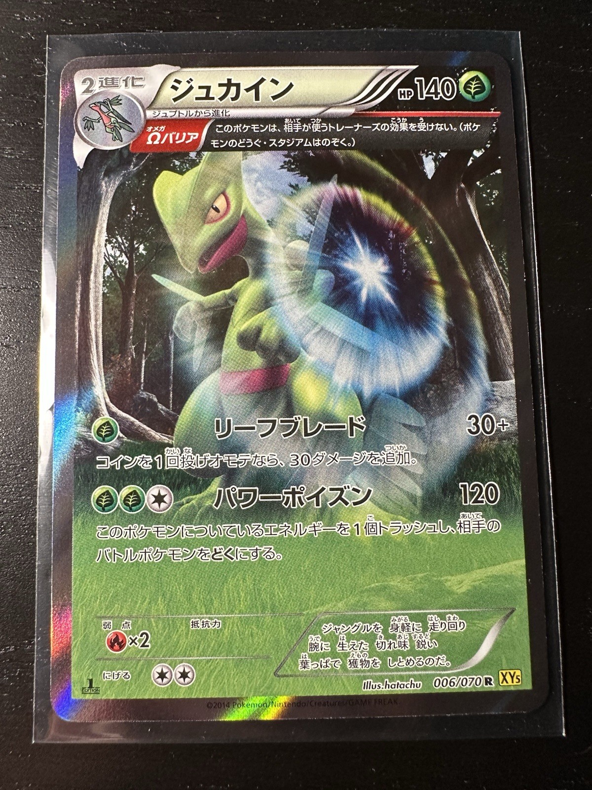 Sceptile 006/070 1st ED XY5 Gaia Volcano Japanese Pokemon Card Near Mint