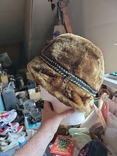 vintage extra large United hatters made fur hat lining pin