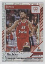 2024 Panini Donruss EuroLeague Press Proof Purple 30/275 Alec Peters #132 10no