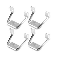 Bully AS-200 Side Steps Bully BBS-5002P-2 Polished Aluminum Universal Fit Truck Side Step Set of 4 fo...