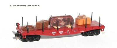 Arnold USA N #520-6 - 40´ Flatcar w/load Reading #19306, aga NEW, ohne OVP