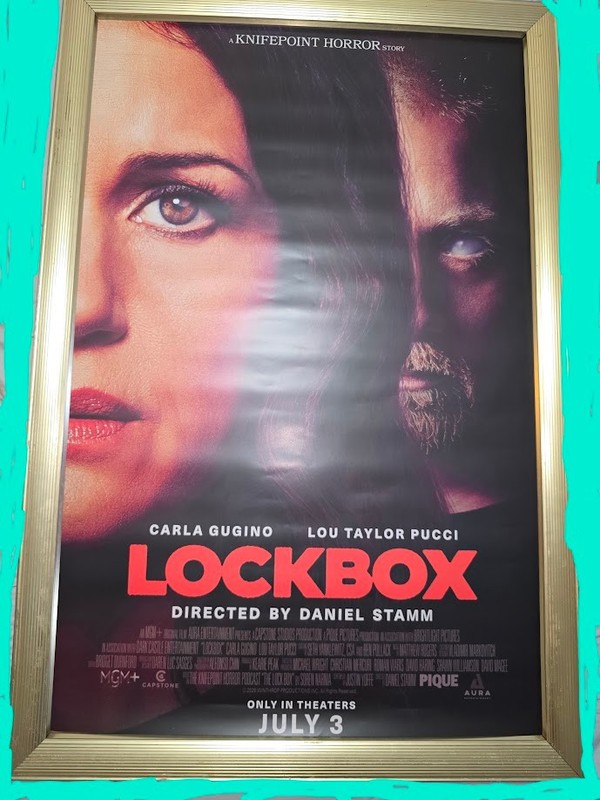 27x40 d/s theatrical poster LOCKBOX Carla Gugino Lou Taylor Pucci rare!