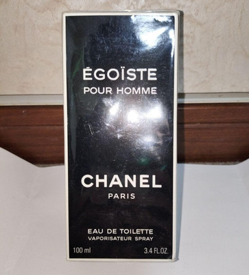 Chanel Egoiste Pour Homme Eau De Toilette Spray 100ml 3.4oz Perfume w/Box Sealed