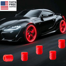 Luminous Tire Valve Stem Caps for Car, 5PCS F...
