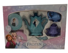Disney Frozen 11 Piece Play Tea Set Anna  Elsa Theme NEW
