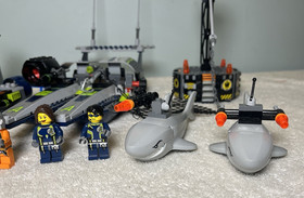 LEGO Agents: Speedboat Rescue 8633 99.99% Complete + 8634 Turbo Car Chase Parts