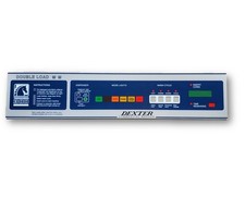 REPLACEMENT BLUE NAMEPLATE FOR DEXTER DOUBLE LOAD LAUNDRY PART #9412-112-001