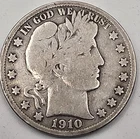 1910-S *SILVER* Barber Silver Half Dollar  *SILVER*