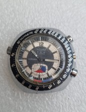 Sicura (Breitling) Chronograph Rare Watch Swiss Big FOR PARTS
