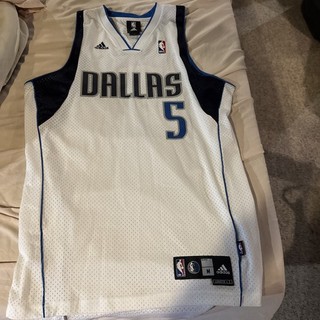 Adidas NBA Swingman Josh Howard White Dallas Mavericks Jersey Size Medium