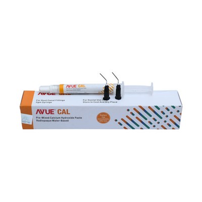 Dental AVUE CAL Pre Mixed Calcium Hydroxide Radiopaque Water Based Paste 2gm