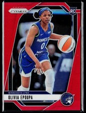 2024 Panini Prizm WNBA #95 Olivia Epoupa Rookie Minnesota Lynx Red Prizms