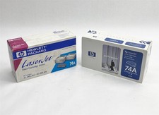 HP 74A 92274A Black Laserjet Toner Print Cartridge OEM Genuine Lot 2 NEW