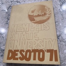1971 Memphis State University Yearbook Desoto