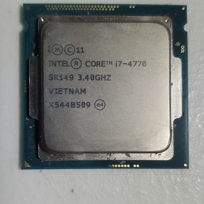Intel Core i7-4770 SR149 3.40GHz CPU 4th Gen Processor Type Core i7 4th Gen