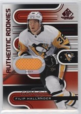 2022 Upper Deck SP Game Used Authentic Rookies Red Jersey Filip Hallander 0r0m