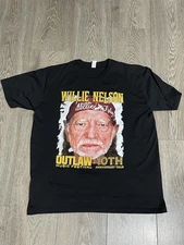 Willie Nelson Outlaw Music Festival 10th Anniversary Tour Double Sided Tshirt XL