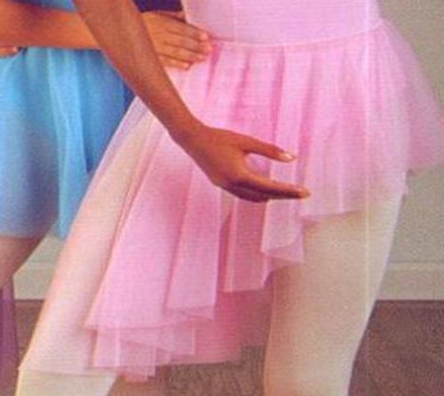 FALDA DE BALLET DE GASA ASIMÉTRICA MUCHOS COLORES 1 capa con volantes niñas/dama - Imagen 5 de 28