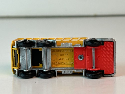 Matchbox #47 D. A.F. Tipper Container Truck With Original Box - Picture 16 of 16