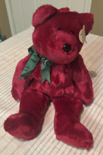 1998 Ty Beanie Buddy Teddy the Cranberry Bear w/Tags
