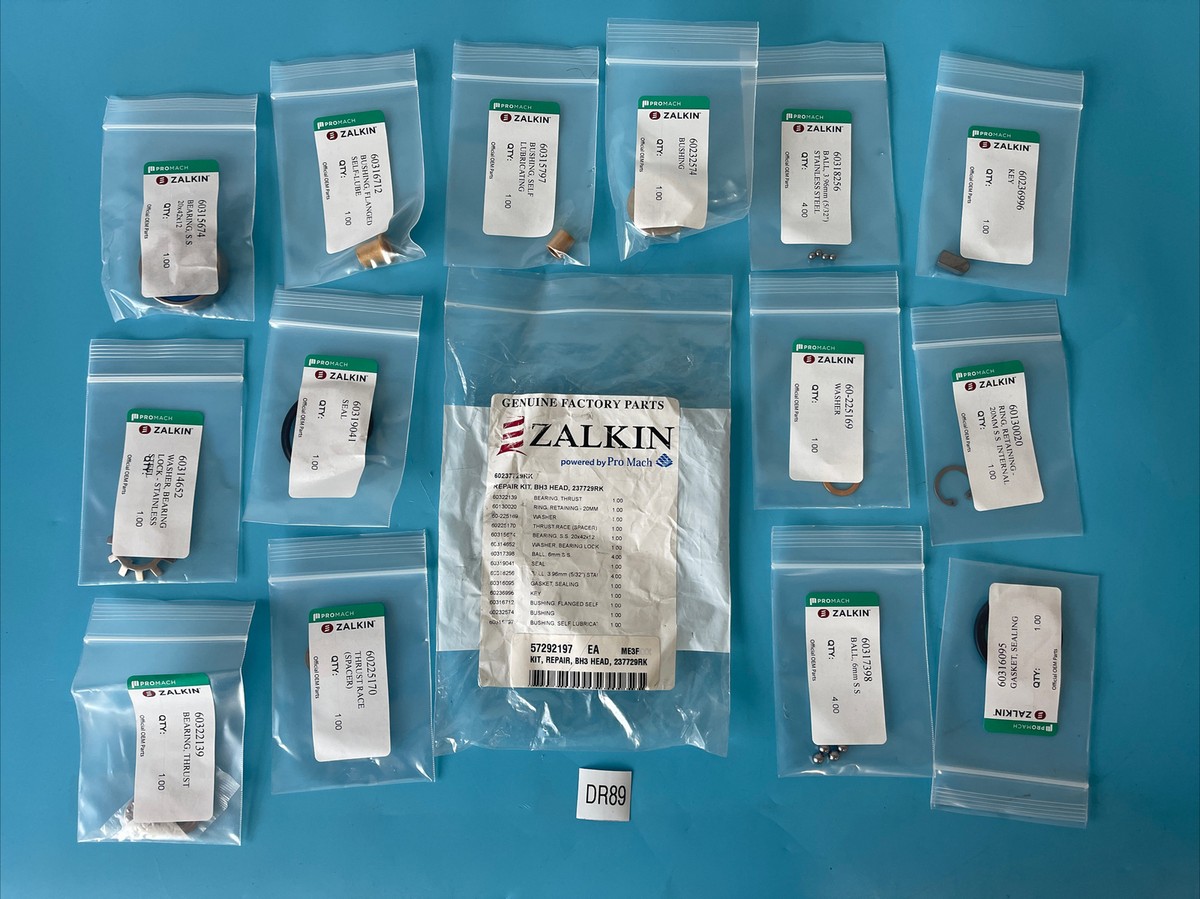 BRAND NEW* Zalkin Pro Mach BH3 Head Repair Kit 60237729RK BRAND NEW* Zalkin Pro Mach BH3 Head Repair Kit 60237729RK