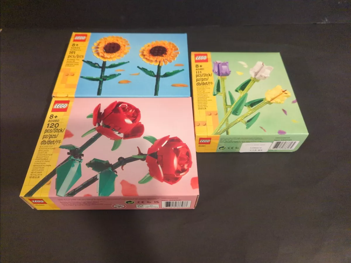 New Lego Flower Roses 40460 and Sunflowers 40524 Retiring Soon