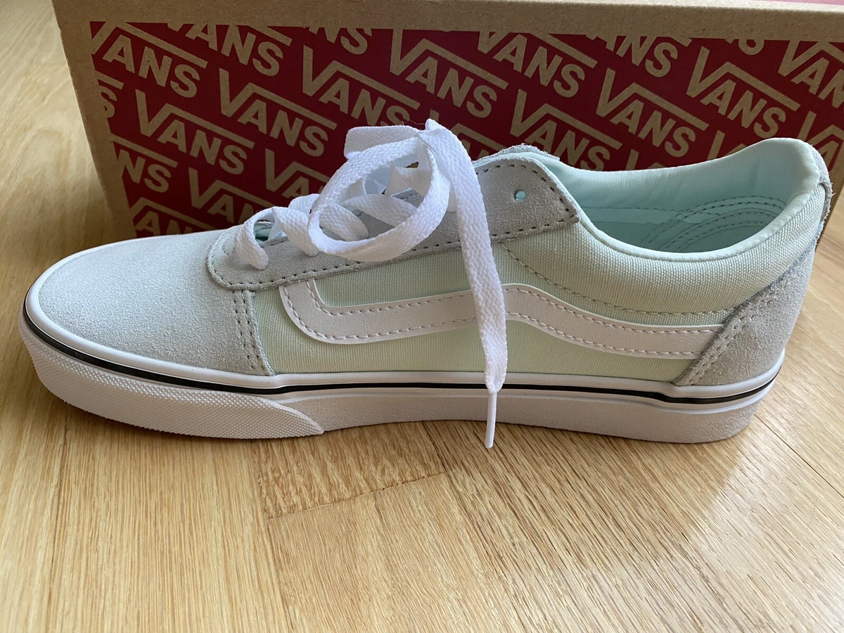 ontslaan Inspecteur mager NWT Vans Ward Suede/Canvas Mint/Light Green Sneakers Shoes - Womens Size 8  W | eBay