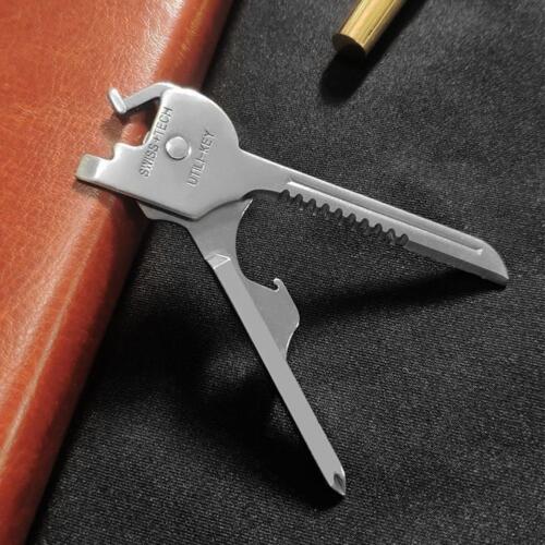 Taschen Schlüsselanhänger Multitool Schlüsselform Öffner Flucht Outdoor Werkzeug Zubehör" - Bild 3 von 14