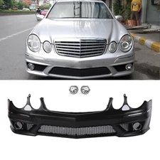 Front Bumper Body Kit  W/O PDC Fit For Benz W211 E-Class 2007-2009