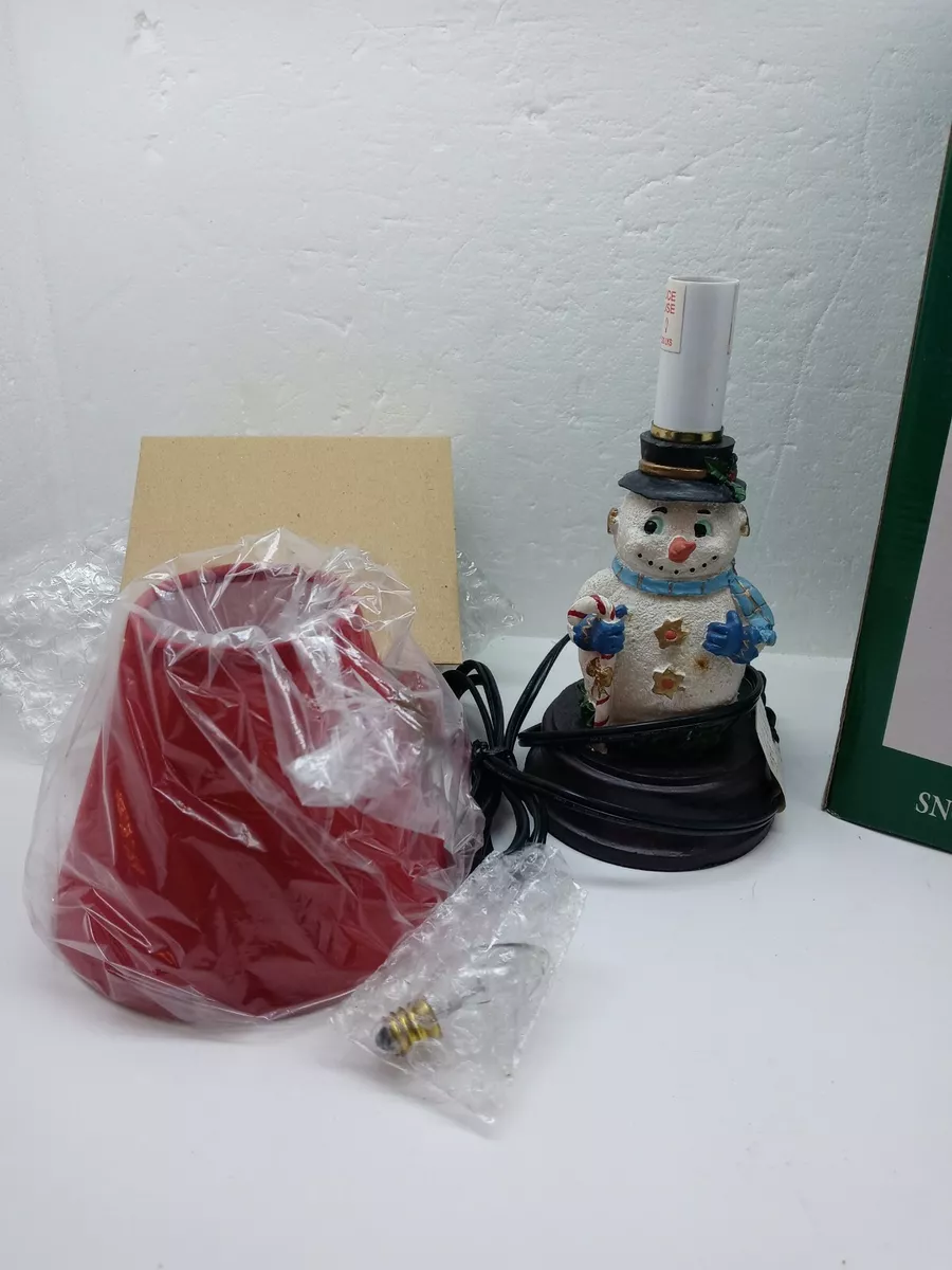 World Bazzars SnowMan Lamp, Holiday Lamp, Christmas Decor, Item # 81400XX  NEW | eBay