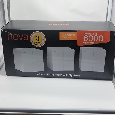 Nova Mesh Wifi System mw6up To 6000 Sq.ft. Whole Home Coverage Wifi Router 