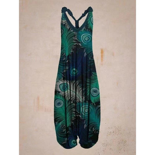 Women's Vintage Sleeveless Jumpsuit Wide Leg Jumpsuit One Piece Harem Pants *//1 - Bild 37 von 44