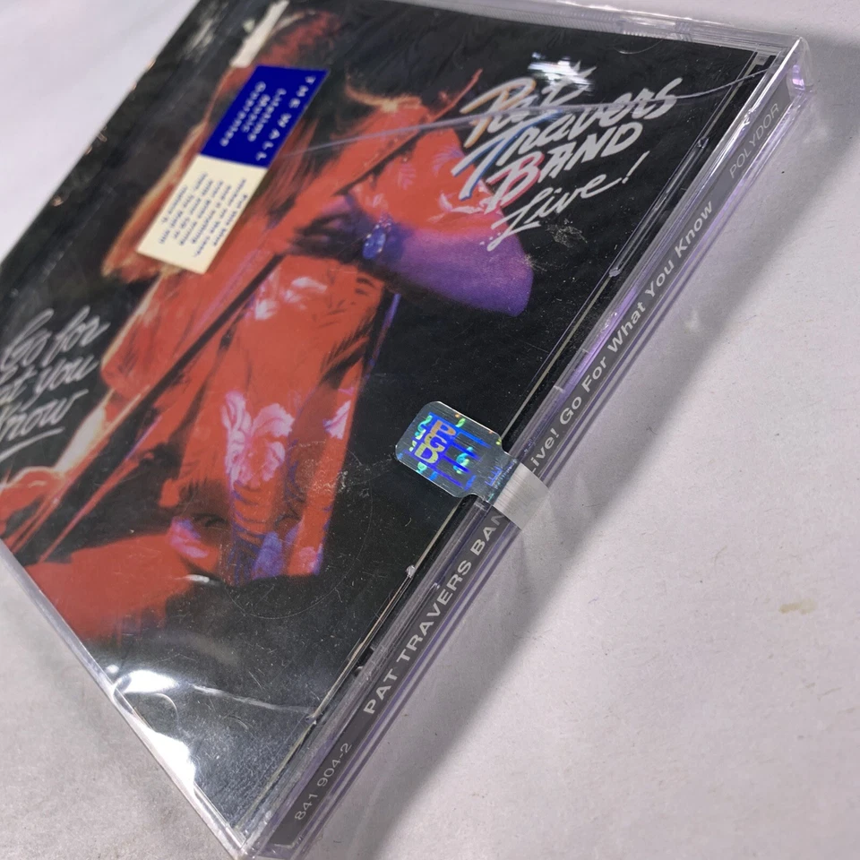 Pat Travers Band Live Go For What You Know CD Polydor - Brand New - Sealed Foto 3 de 4