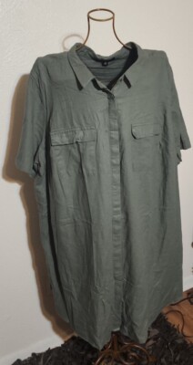 ellos shirt dress ellos Women's Plus Size Sandy Shirtwaist Dress