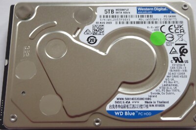 Western Digital WD50NPJZ-00CBYT0 AUG 2023 WD Blue 5TB SATA