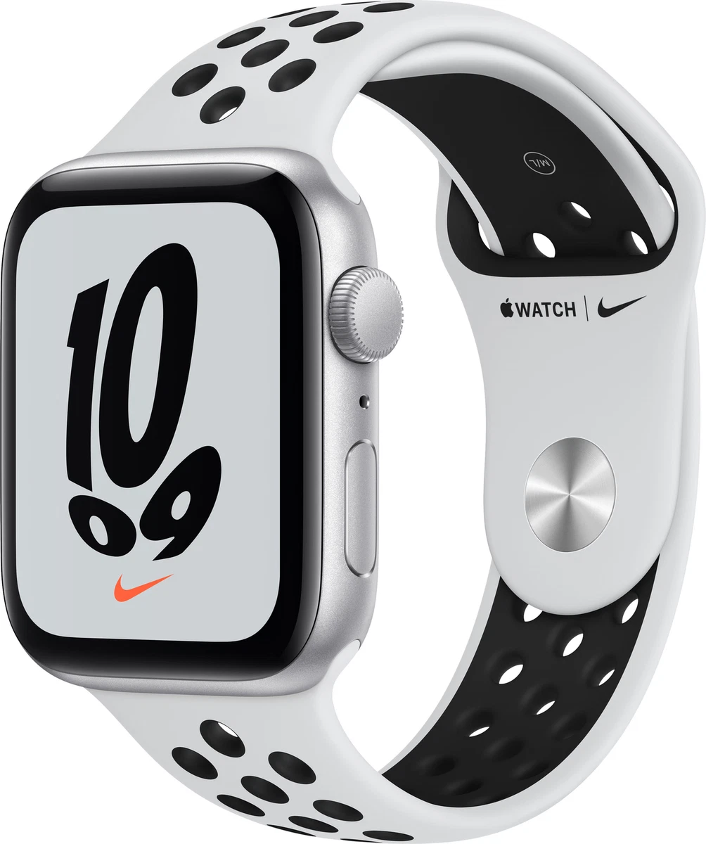 Apple Watch SE Nike 44mm Silver Aluminum - Silver Sport Band