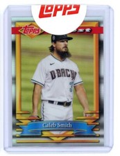 2021 Topps Finest Flashbacks Refractor Caleb Smith Diamondbacks #87