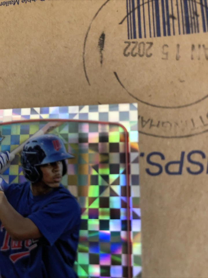 Byron Buxton 2013 bowman chrome refractor mini 45/100 - Image 4 of 4