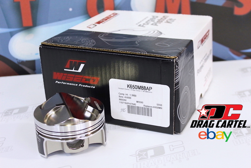 Wiseco All Motor Pistons 14.5:1 88mm Bore Honda Acura K24
