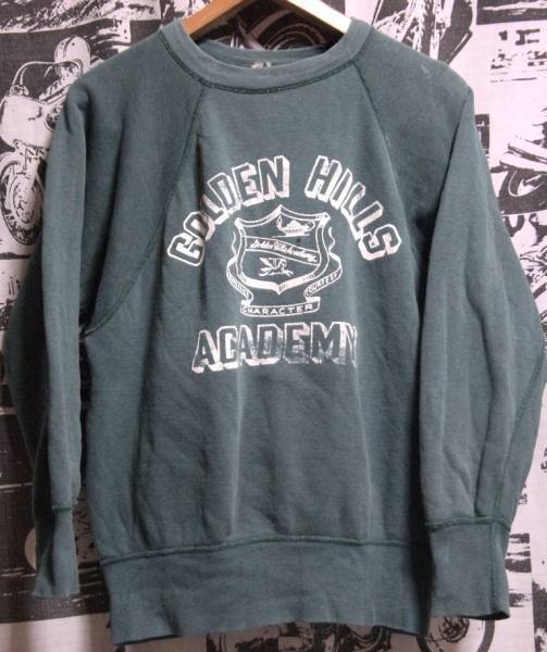 トップス 50s Champion Runners Tag Sweat Shirts Champion 50s Vtg Sweatshirt Faded Navy Runners Tag Print