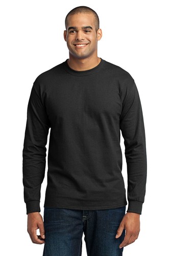 Port & Company PC55LS Men's Cotton/Polyester Long Sleeve Core Blend T-Shirt - Picture 10 of 21